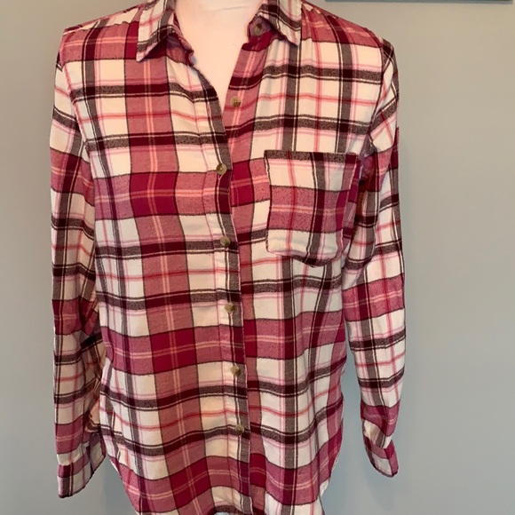 Sleeve Button Down Flannel Shirt | Poshmark